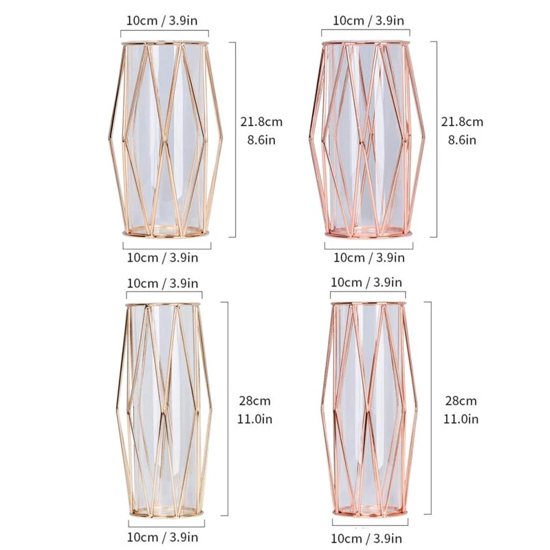 Nordic Glass Vases Transparent Water Hydroponics Iron Line Flower Vase Metal Plant Holder Modern Home Decor Vases Ornament S/L
Nordic Glass Vases Transparent Water Hydroponics Iron Line Flower Vase Metal Plant Holder Modern Home Decor Vases Ornament S/L