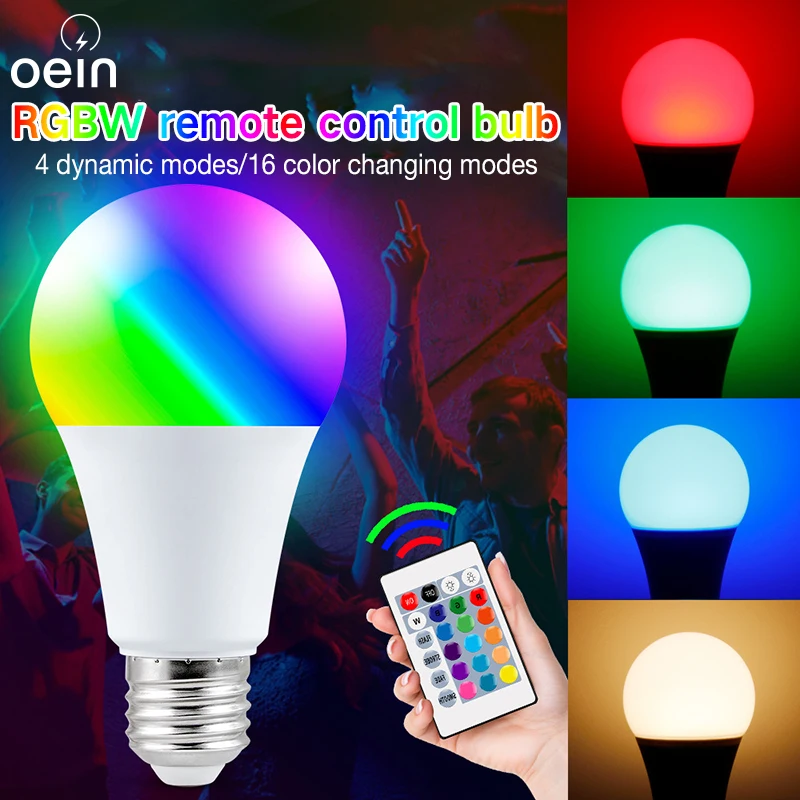 Led Bulb E27 RGB Lamp Smart Remote Control Dimmable 5W 10W 15W Decorative Led Lamps Magic Bulb For Home
Led Bulb E27 RGB Lamp Smart Remote Control Dimmable 5W 10W 15W Decorative Led Lamps Magic Bulb For Home