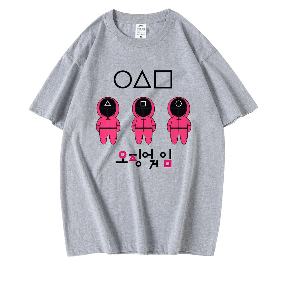 Korean TV Squid Game T Shirt Men Kawaii Cartoon Summer Tops 456 Graphic Tees Unisex Harajuku Fashion Korean Style T-shirt Male
Korean TV Squid Game T Shirt Men Kawaii Cartoon Summer Tops 456 Graphic Tees Unisex Harajuku Fashion Korean Style T-shirt Male