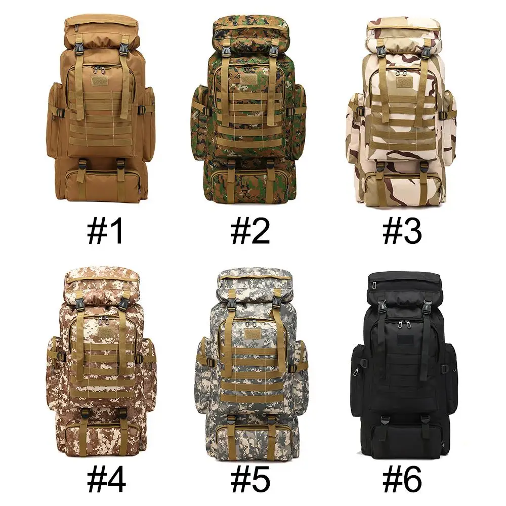 Camping Bag 80L Traveling Backpack Mountaineering Backpack Oxford Cloth Practical 7cm Rucksack Backpack Durable
Camping Bag 80L Traveling Backpack Mountaineering Backpack Oxford Cloth Practical 7cm Rucksack Backpack Durable