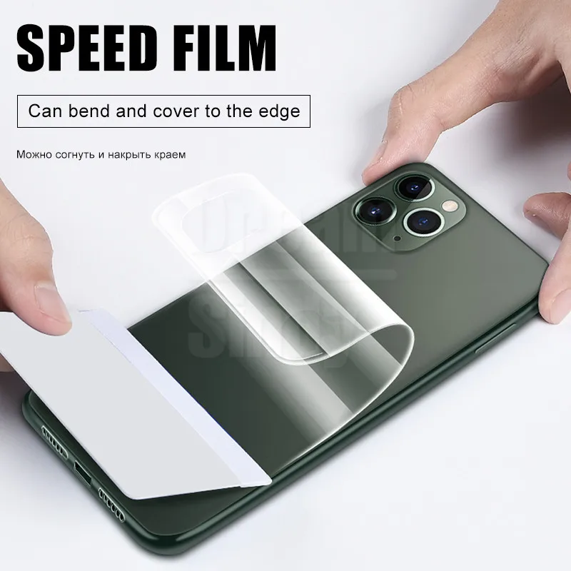 100D Back Protective Hydrogel Film Cover For IPhone 11 Pro 6 6s 8 7 Plus XR X XS Max Full Screen Protector Soft Not Glass | Мобильные