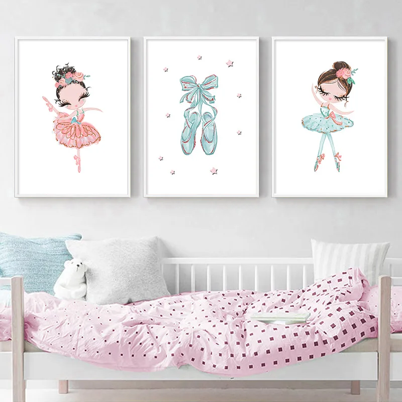 HD Cartoon Princess Ballerina Unicorn Wall Art Printing Poster Nordic posters Modular Framework Girl Bedroom Decoration Picture
HD Cartoon Princess Ballerina Unicorn Wall Art Printing Poster Nordic posters Modular Framework Girl Bedroom Decoration Picture
