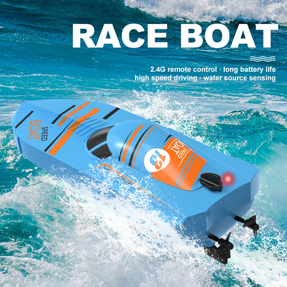 Remote Control Boat 2.4GHz RC Racing Boat 10Km/H RC Boat 4 Channels Water Summer Toy for Kids Gift
Remote Control Boat 2.4GHz RC Racing Boat 10Km/H RC Boat 4 Channels Water Summer Toy for Kids Gift