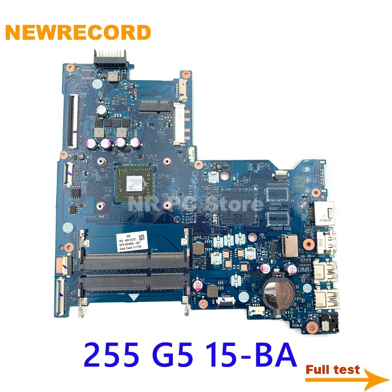 NEWRECORD BDL51 LA D711P 854962 601 001 материнская плата для ноутбука HP 255 G5 15 BA DDR3 основная