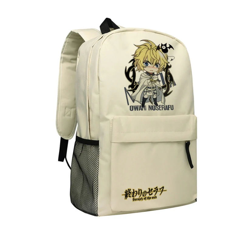 Japanese Anime Seraph of the End Cosplay Backpack Mikaela Hyakuya Cartoon Bag Oxford Schoolbag
Japanese Anime Seraph of the End Cosplay Backpack Mikaela Hyakuya Cartoon Bag Oxford Schoolbag