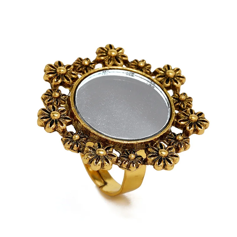 Vintage Mirror Sunflower Finger Rings for Women Boho Retro Gold Metal Indian Gypsy Midi Finger Ring Party Jewelry Gift anillos
Vintage Mirror Sunflower Finger Rings for Women Boho Retro Gold Metal Indian Gypsy Midi Finger Ring Party Jewelry Gift anillos