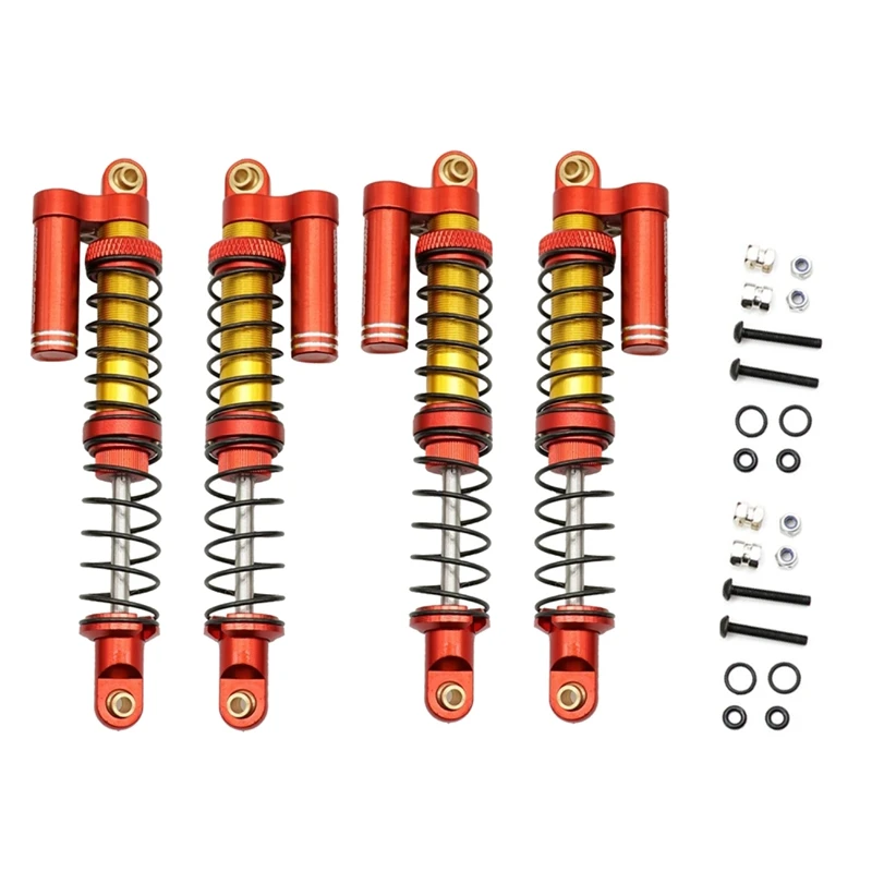 COOL RACING 4PCS RC Oil Suspension Shock Absorber 105MM Double Spring Shock Absorber for 1/10 SCX10 TRX4 D90
COOL RACING 4PCS RC Oil Suspension Shock Absorber 105MM Double Spring Shock Absorber for 1/10 SCX10 TRX4 D90