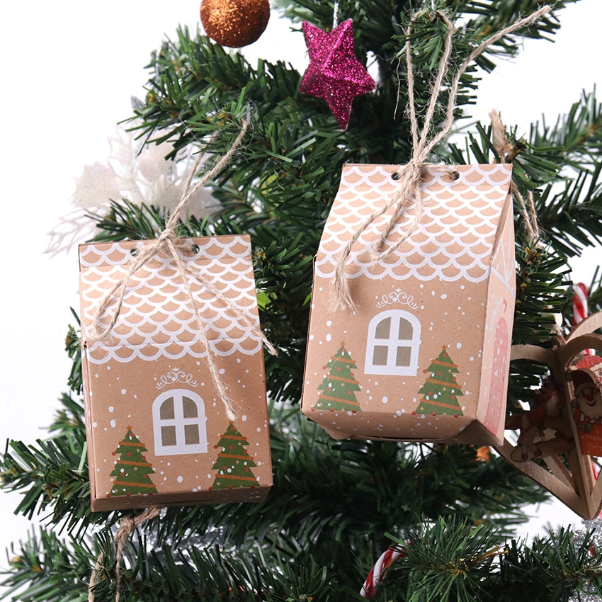 10PCS Kraft Paper House Shape With Ropes Candy Gift Bags Cookie Bags Packaging Boxes Christmas Tree Pendant Party Decor
10PCS Kraft Paper House Shape With Ropes Candy Gift Bags Cookie Bags Packaging Boxes Christmas Tree Pendant Party Decor