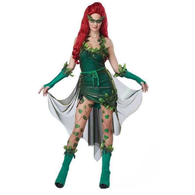 Carnival Halloween Lady Evil Ivy Costume Superhero Clubwear Cosplay Fancy Party Dress
Carnival Halloween Lady Evil Ivy Costume Superhero Clubwear Cosplay Fancy Party Dress