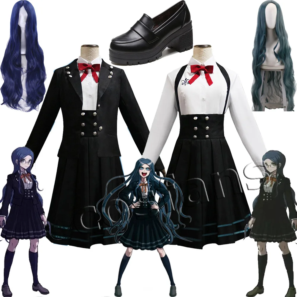 Danganronpa V3 Shirogane Tsumugi Original Edition JK Uniform Cosplay Costume Women Halloween Party suits with Wig Hair
Danganronpa V3 Shirogane Tsumugi Original Edition JK Uniform Cosplay Costume Women Halloween Party suits with Wig Hair