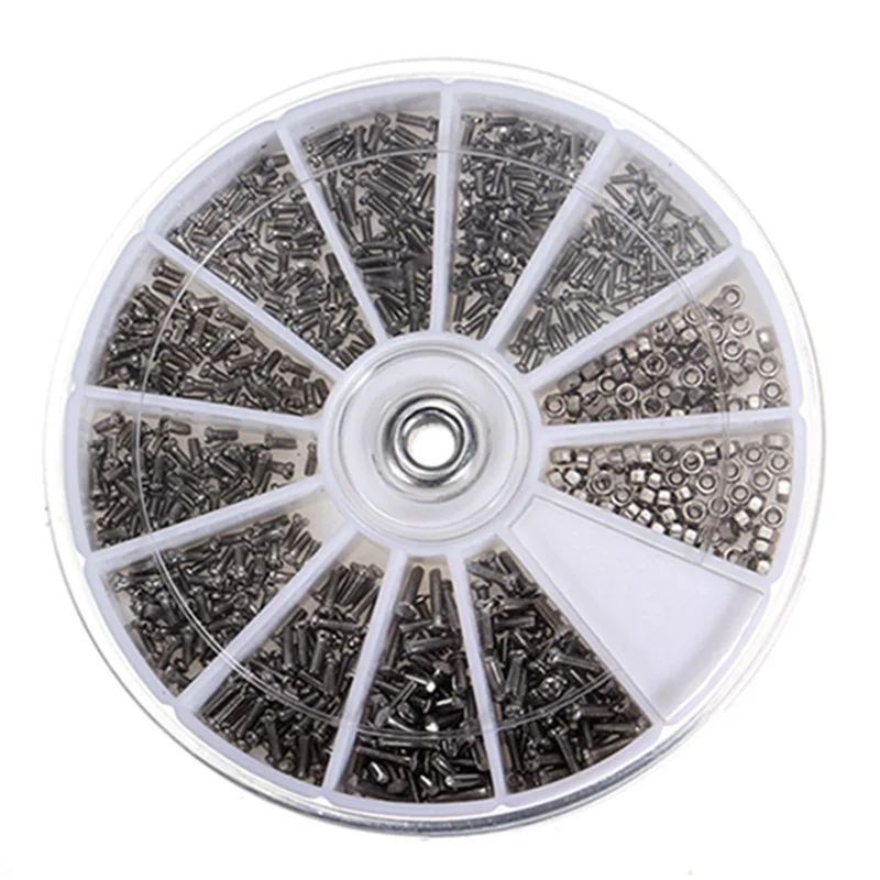 XNEMON 600Pcs 12 Kind of Small Screws Nuts Electronics Assortment Kit M1 M1.2 M1.4 M1.6
XNEMON 600Pcs 12 Kind of Small Screws Nuts Electronics Assortment Kit M1 M1.2 M1.4 M1.6
