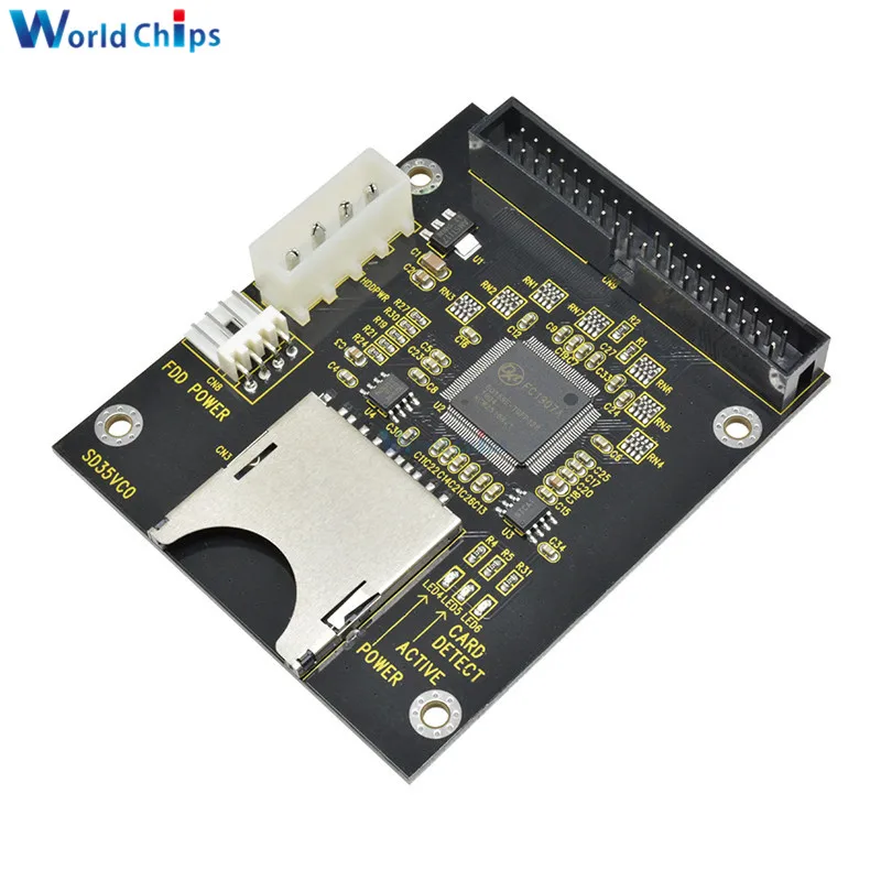 Модуль SD карты 5 В гнездо для 40Pin IDE 3 ''адаптер жесткого диска конвертер Arduino SDXD