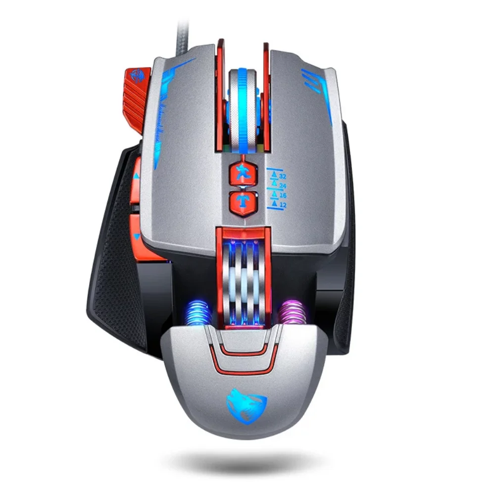 V9 Professional Gaming Mouse Esports Macro-progamming Mouse RGB Light 3200DPI Gamer Mouse Wired USB Mouse For PC/Laptop
V9 Professional Gaming Mouse Esports Macro-progamming Mouse RGB Light 3200DPI Gamer Mouse Wired USB Mouse For PC/Laptop