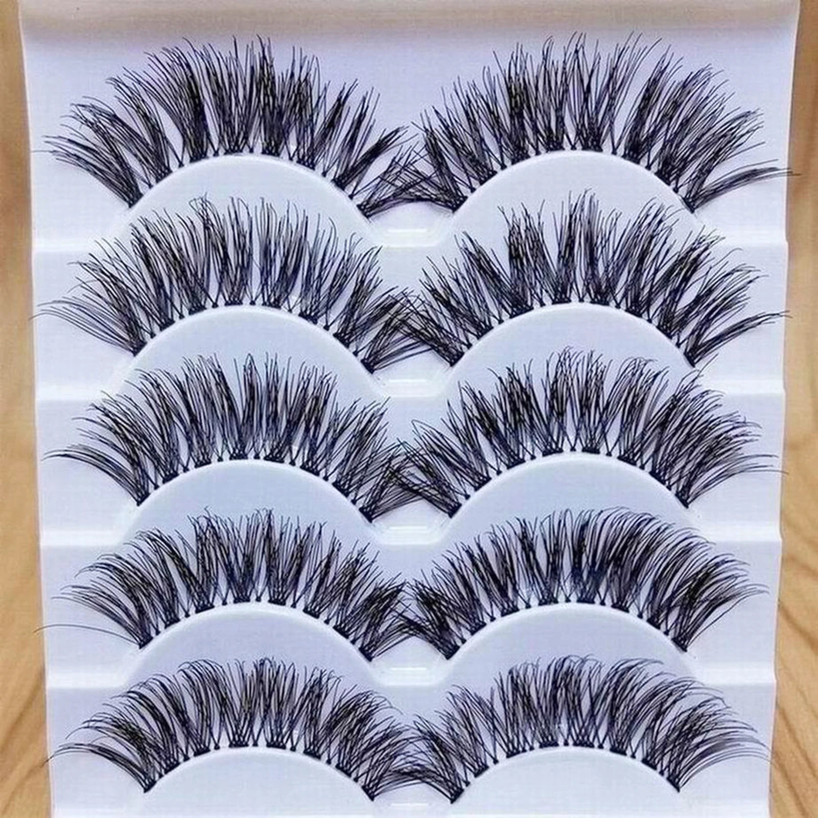 5 Pairs False Eyelashes Natural 1cm-1.5cm Attractive Comfortable Look Eyes Makeup Fake Eye Lashes Extension Tool
5 Pairs False Eyelashes Natural 1cm-1.5cm Attractive Comfortable Look Eyes Makeup Fake Eye Lashes Extension Tool