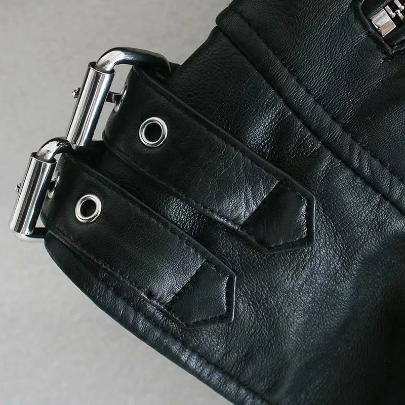 Artsnie Spring 2021 Faux Leather Jacket Women Turn Down Collar Long Sleeve Zipper Moto Biker Black Ladies Coats Chaqueta Mujer
Artsnie Spring 2021 Faux Leather Jacket Women Turn Down Collar Long Sleeve Zipper Moto Biker Black Ladies Coats Chaqueta Mujer