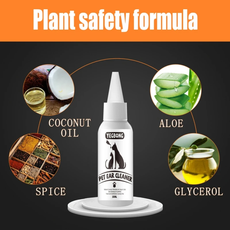 30/100ml Pet Ear Mite Treatment Dogs Cats Health Care Ear Excess Hair Removing Liquid Anti-mite Anti-ticks Cleaning Supplies
30/100ml Pet Ear Mite Treatment Dogs Cats Health Care Ear Excess Hair Removing Liquid Anti-mite Anti-ticks Cleaning Supplies