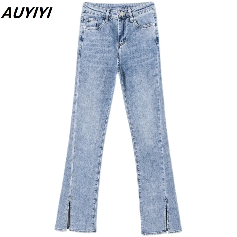 AUYIYI 2021 Spring Fashion All-Match New Retro High-Waist Straight-Leg Jeans Women's Comfortable Stretch Slim Flared Pants
AUYIYI 2021 Spring Fashion All-Match New Retro High-Waist Straight-Leg Jeans Women's Comfortable Stretch Slim Flared Pants