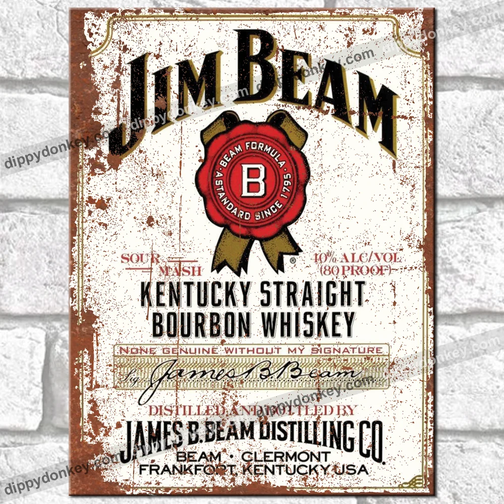 JIM BEAM Metal Posters Signs Vintage Retro Man Cave Wall Plaques Garage Shed UK
JIM BEAM Metal Posters Signs Vintage Retro Man Cave Wall Plaques Garage Shed UK