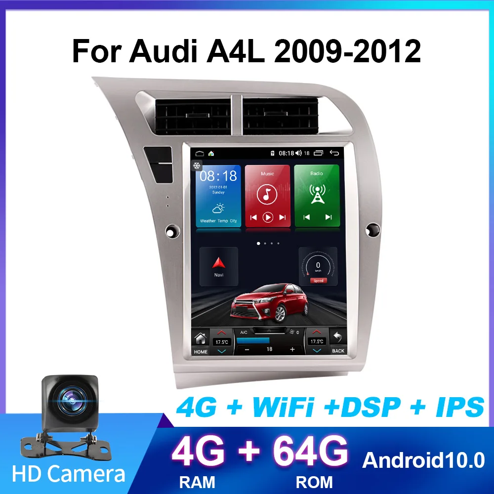 Для Audi A4 A4L A5 B8 8K 2009-2012 4 + 64 ГБ Android 10 Стерео GPS DVD Радио экран монитор MMI 2G 3G MIB мультимедийная Радио Лента
Для Audi A4 A4L A5 B8 8K 2009-2012 4 + 64 ГБ Android 10 Стерео GPS DVD Радио экран монитор MMI 2G 3G MIB мультимедийная Радио Лента