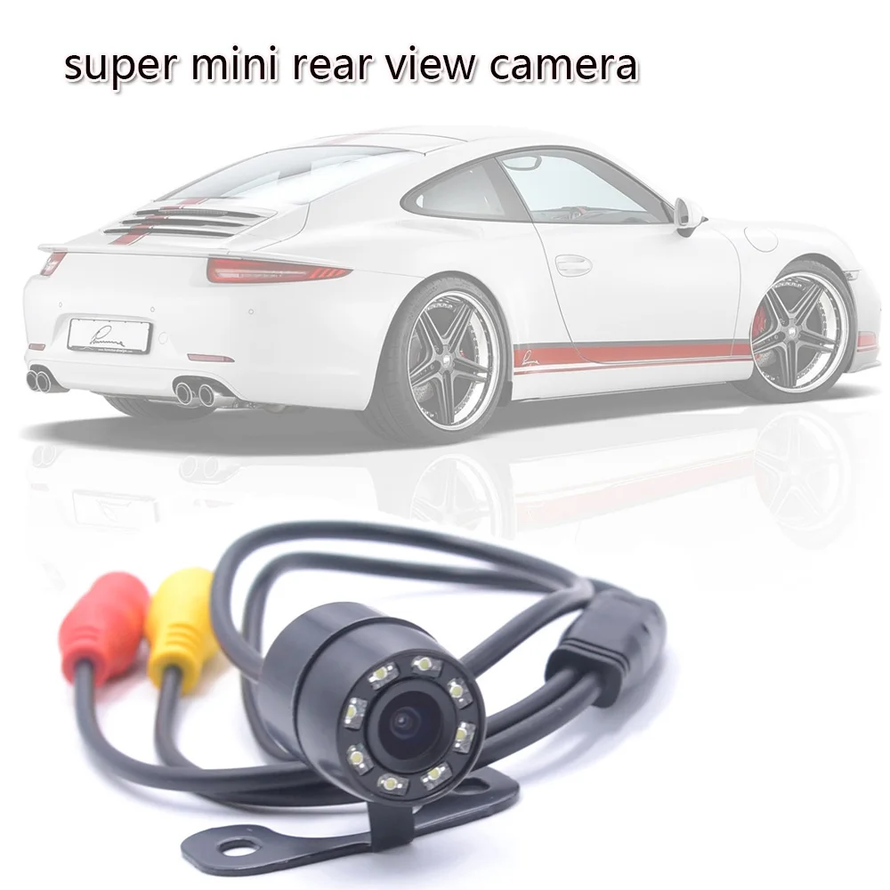 Super Mini HD Night Vision Back Up Camera with 8 led lights with good night vision Car Rear View Camera
Super Mini HD Night Vision Back Up Camera with 8 led lights with good night vision Car Rear View Camera