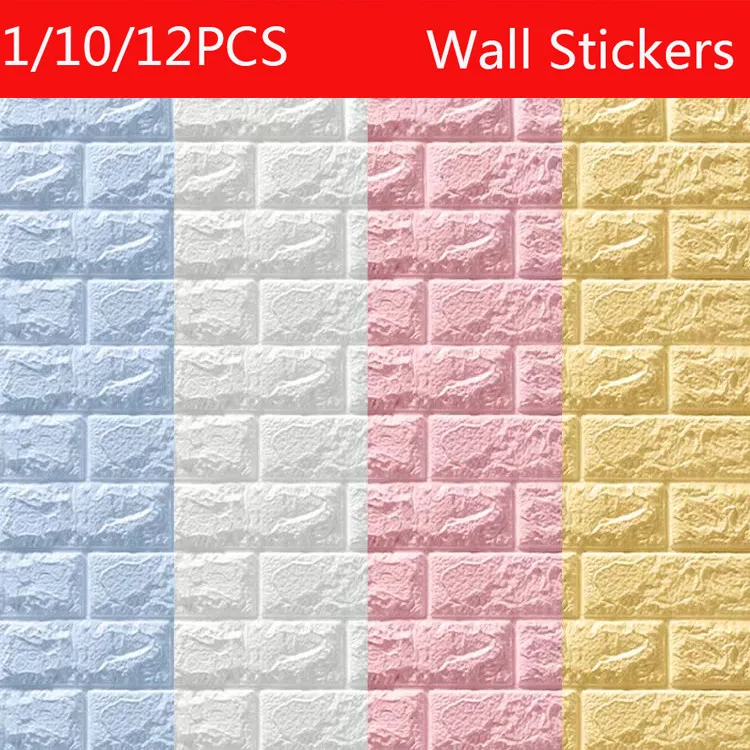 Self Adhesive Waterproof TV Background Brick Wallpapers 3D Wall Sticker Living Room Wallpaper Mural Bedroom Decorative 70*77
Self Adhesive Waterproof TV Background Brick Wallpapers 3D Wall Sticker Living Room Wallpaper Mural Bedroom Decorative 70*77