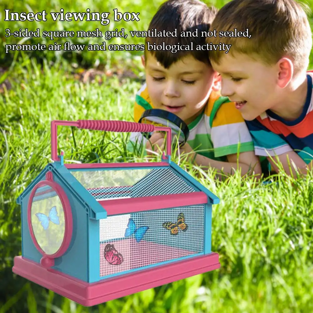 Outdoor Magnifier Insect Observation Portable Breathable Insect Collecting Habitat Educational For Kids Exploration Toy Tool
Outdoor Magnifier Insect Observation Portable Breathable Insect Collecting Habitat Educational For Kids Exploration Toy Tool