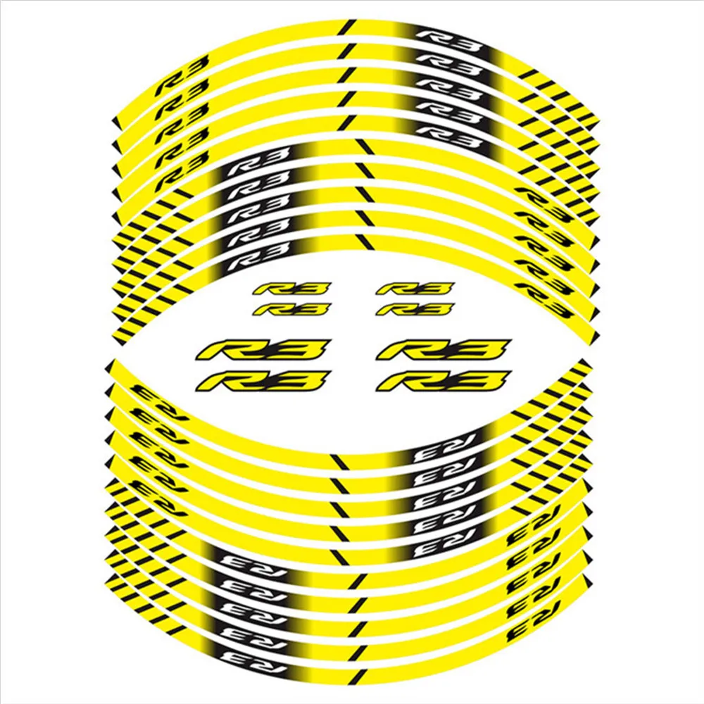 New Motorcycle inner wheel Stickers rim reflective decoration rim decals protection care cover accessories For YAMAHA R3 r3
New Motorcycle inner wheel Stickers rim reflective decoration rim decals protection care cover accessories For YAMAHA R3 r3
