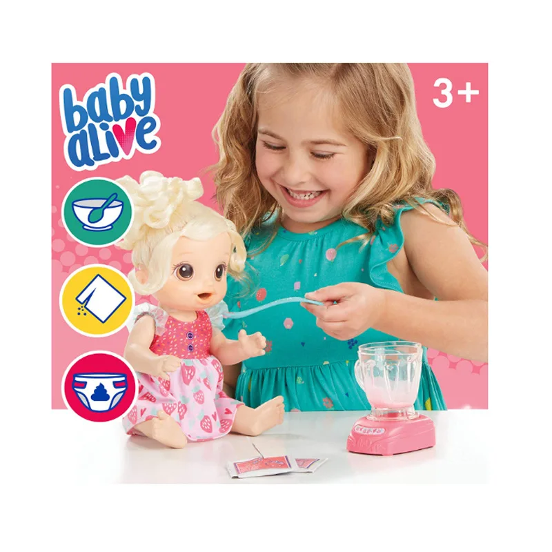Интерактивная силиконовая кукла Hasbro для младенцев, милая кукла для мочи с соком, подарок для девочки, ролевые игрушки
Интерактивная силиконовая кукла Hasbro для младенцев, милая кукла для мочи с соком, подарок для девочки, ролевые игрушки