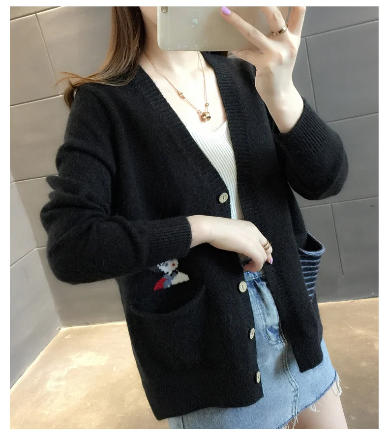 Ff4910 2019 new autumn winter women fashion casual warm nice Sweater cardigan korean
Ff4910 2019 new autumn winter women fashion casual warm nice Sweater cardigan korean