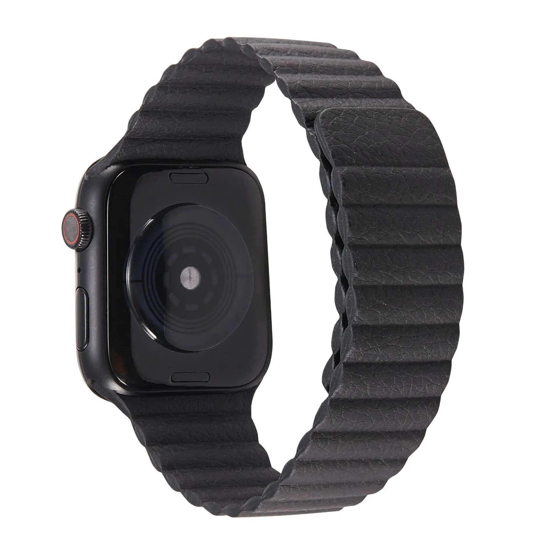 Ремешок кожаный для Apple watch Band 44 мм 40 38 42 магнитный браслет наручных часов iWatch Series 6