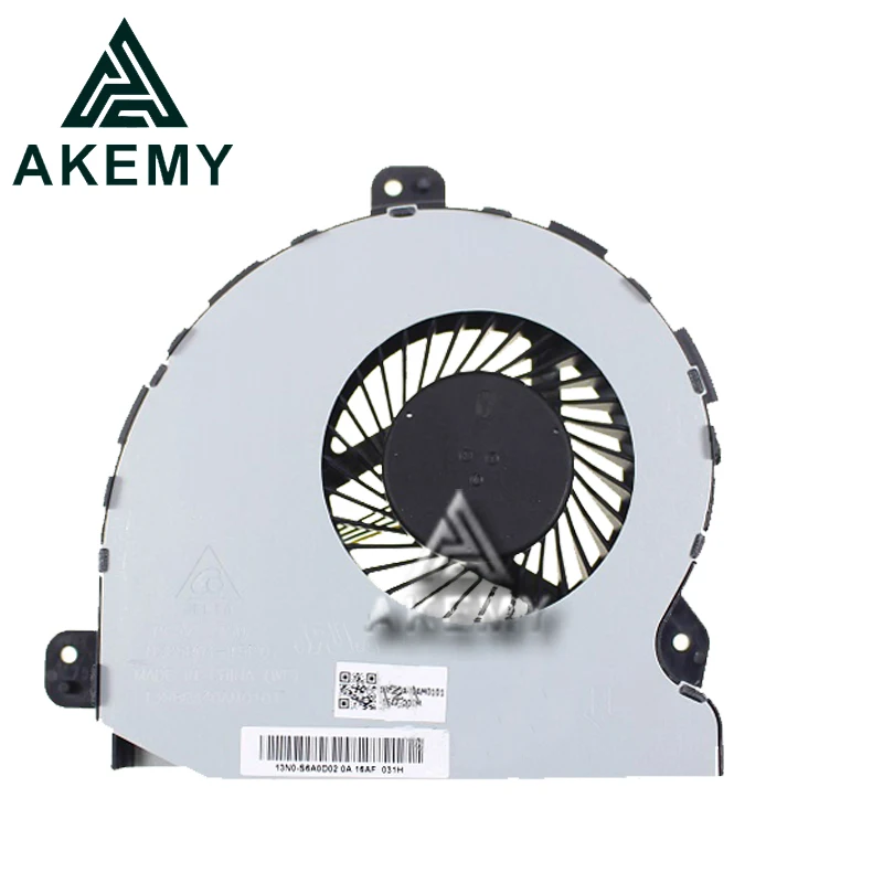 Новый охлаждающий вентилятор для процессора For Asus ROG GL752VW 13NB0A40AM0101 NS85B04-15F16 |