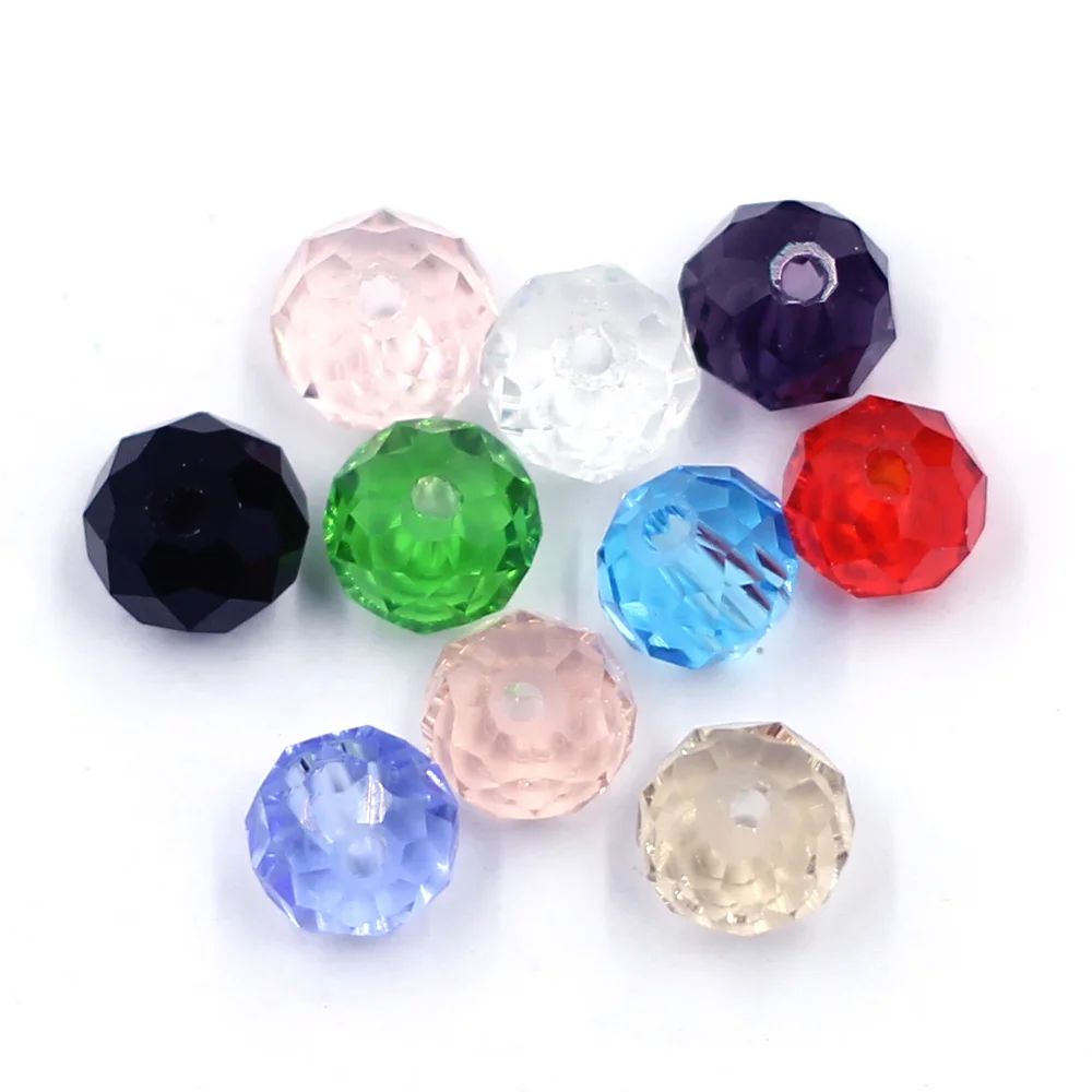 50Pcs Spacer Beads Czech Glass Loose Rondelle Crystal Faceted Colorful For Jewelry Making DIY Finding Charm 8x7mm
50Pcs Spacer Beads Czech Glass Loose Rondelle Crystal Faceted Colorful For Jewelry Making DIY Finding Charm 8x7mm