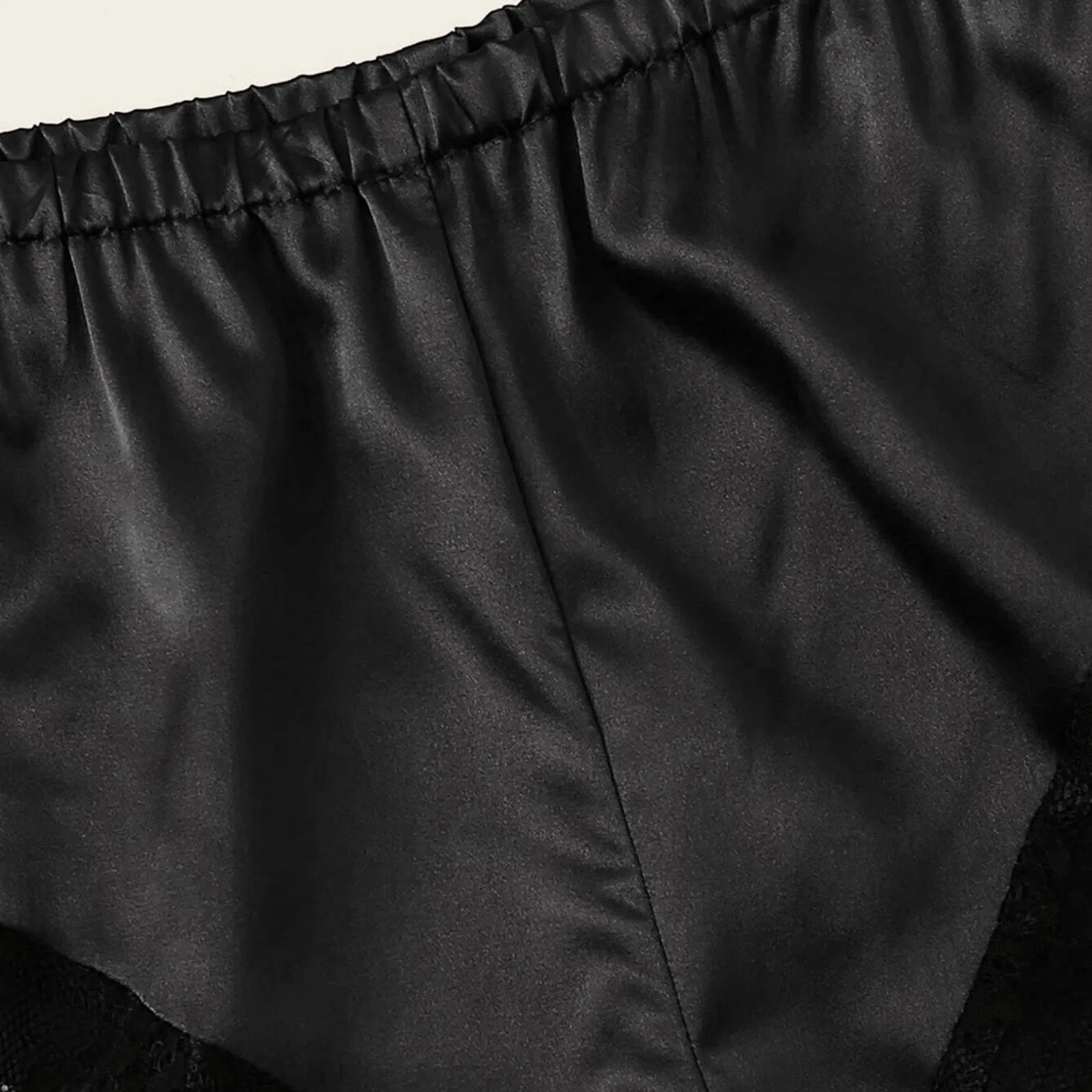 New Satin Pajamas Sexy Lace Sleeveless Nightie Sleepwear Home Clothes Tops And Shorts Women's Silk Solid Color Pajama Set
New Satin Pajamas Sexy Lace Sleeveless Nightie Sleepwear Home Clothes Tops And Shorts Women's Silk Solid Color Pajama Set