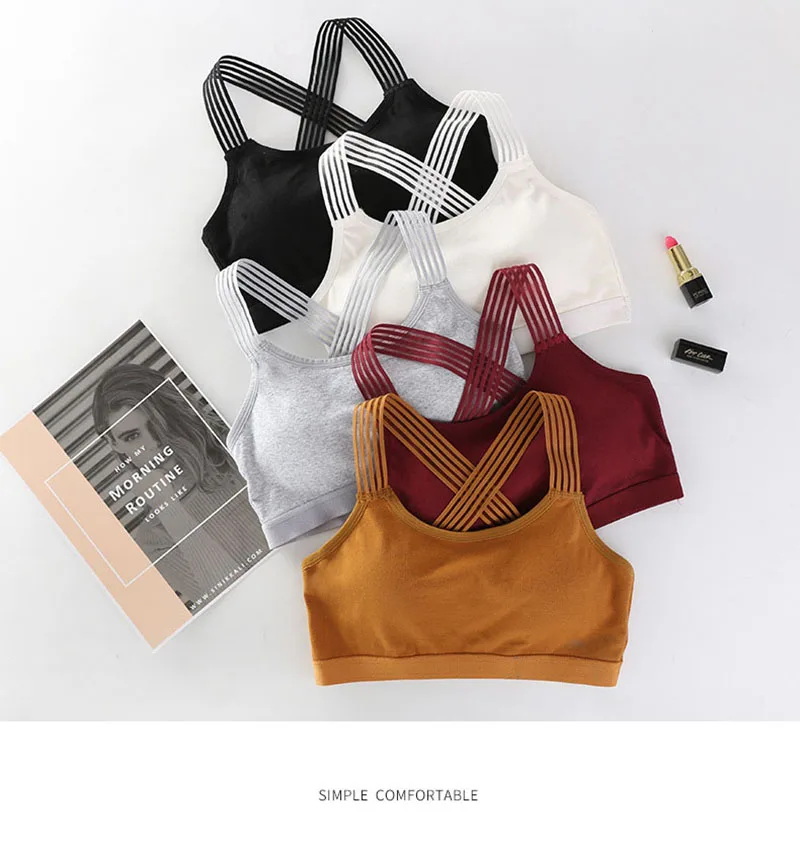 Women Girls Sexy Cross Back Straps Sports Bra Shockproof Breathable Fitness Running Gym Yoga Vest Sport Bra Sportswear Top Tight
Women Girls Sexy Cross Back Straps Sports Bra Shockproof Breathable Fitness Running Gym Yoga Vest Sport Bra Sportswear Top Tight