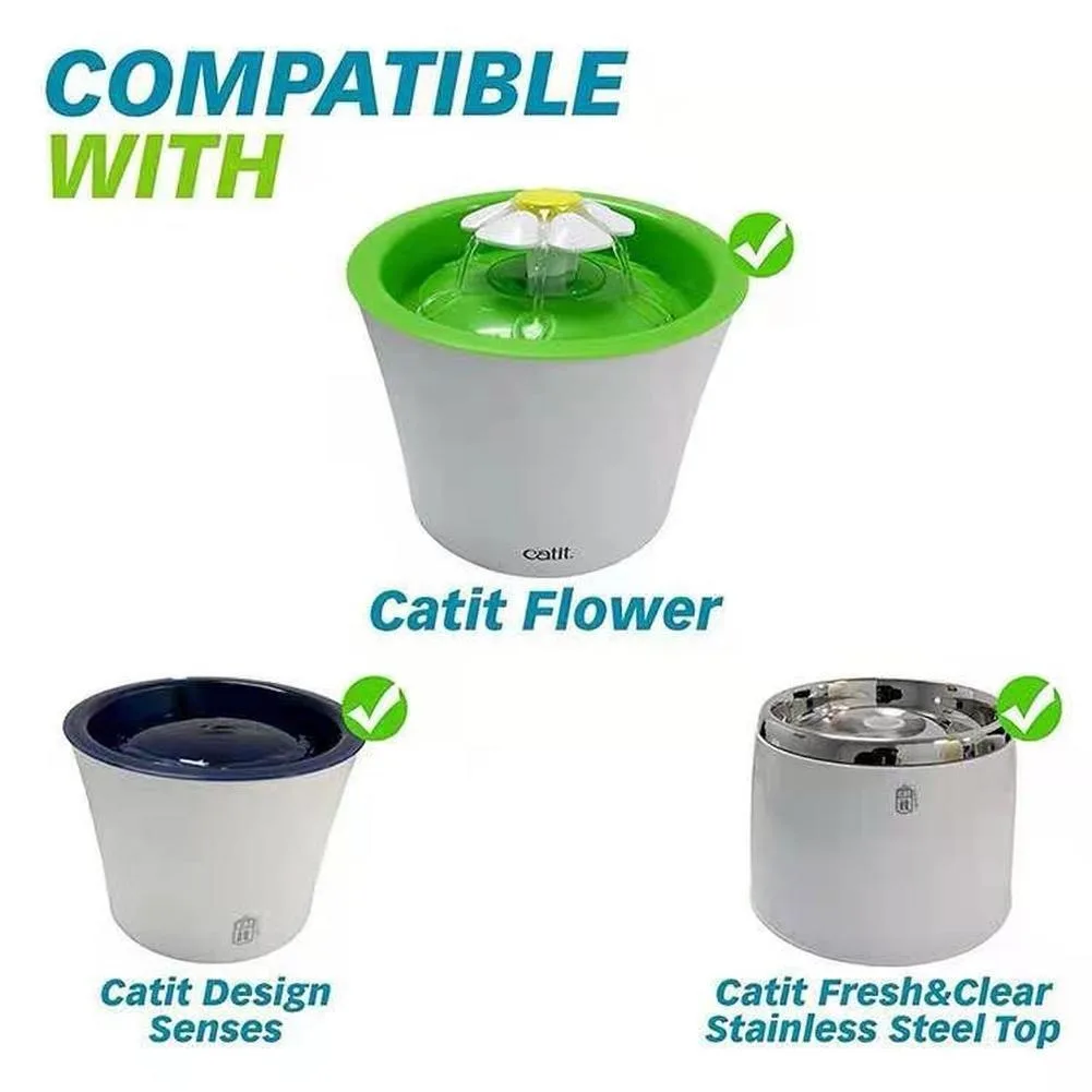 6 Pack /12 Pack Replacement Filters for Catit Design Senses Fountains, Catit Flower Fountains, Catit Stainless Steel Fountain
6 Pack /12 Pack Replacement Filters for Catit Design Senses Fountains, Catit Flower Fountains, Catit Stainless Steel Fountain
