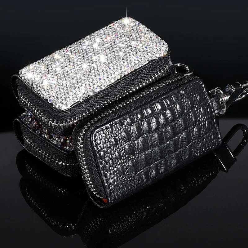 1 Pcs Men & Women Car Key Bag Wallet Crystal Key Case Fashion Housekeeper Holders Luxury for BMW LADA Accessories
1 Pcs Men & Women Car Key Bag Wallet Crystal Key Case Fashion Housekeeper Holders Luxury for BMW LADA Accessories