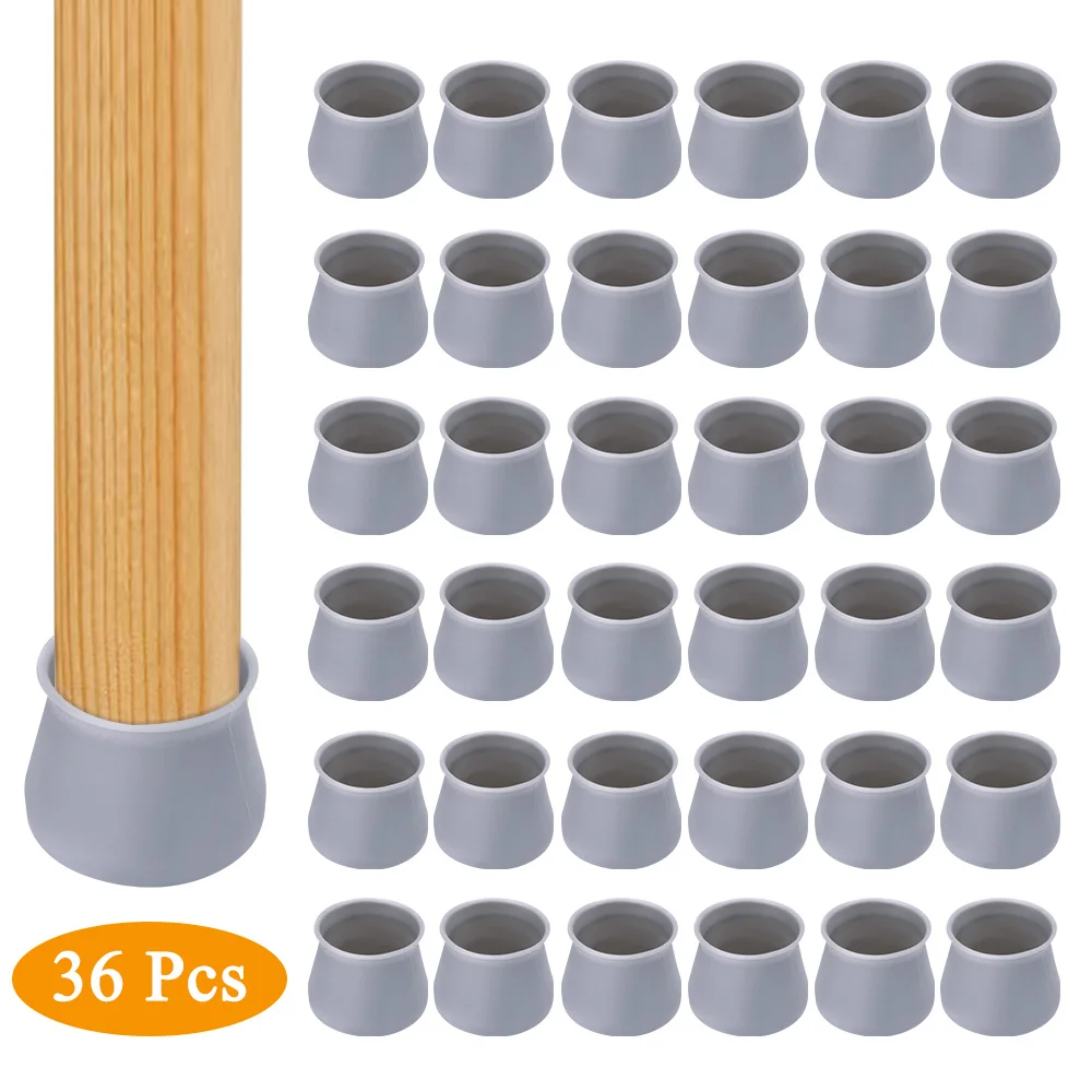 Table Chair Leg Silicone Cap Pad Furniture Table Feet Cover Floor Protector Non-slip Table Chair Foot Protection 36pcs
Table Chair Leg Silicone Cap Pad Furniture Table Feet Cover Floor Protector Non-slip Table Chair Foot Protection 36pcs