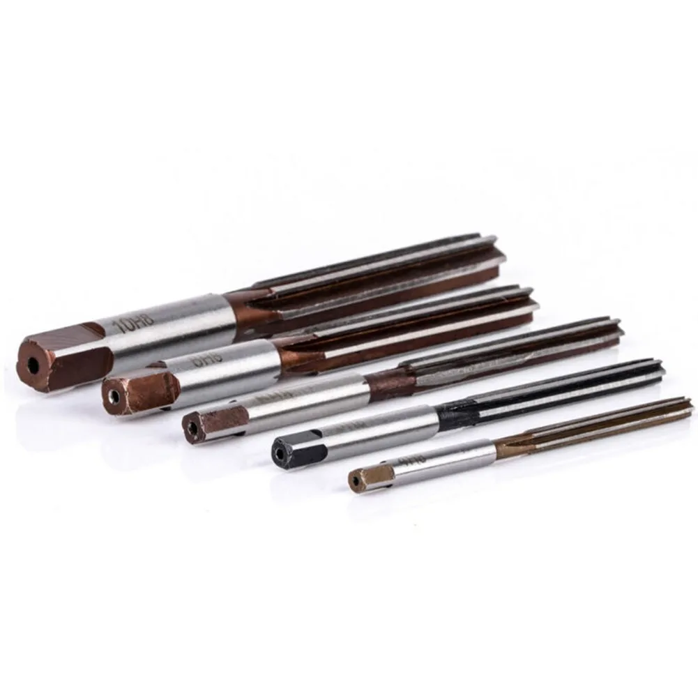 5pcs H8 Chucking Straight Shank Hand Reamers Set 6 Flutes 4mm/5mm/6mm/8mm/10mm Alloy Tool Steel Weedworking Tools
5pcs H8 Chucking Straight Shank Hand Reamers Set 6 Flutes 4mm/5mm/6mm/8mm/10mm Alloy Tool Steel Weedworking Tools
