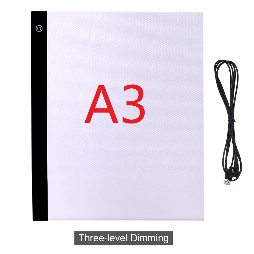 Drawing Toys A3 LED Drawing Tablet 3 Level Light Diamond Painting Board USB Art Copy Pad Writing Sketching Tracing Copy Board
Drawing Toys A3 LED Drawing Tablet 3 Level Light Diamond Painting Board USB Art Copy Pad Writing Sketching Tracing Copy Board