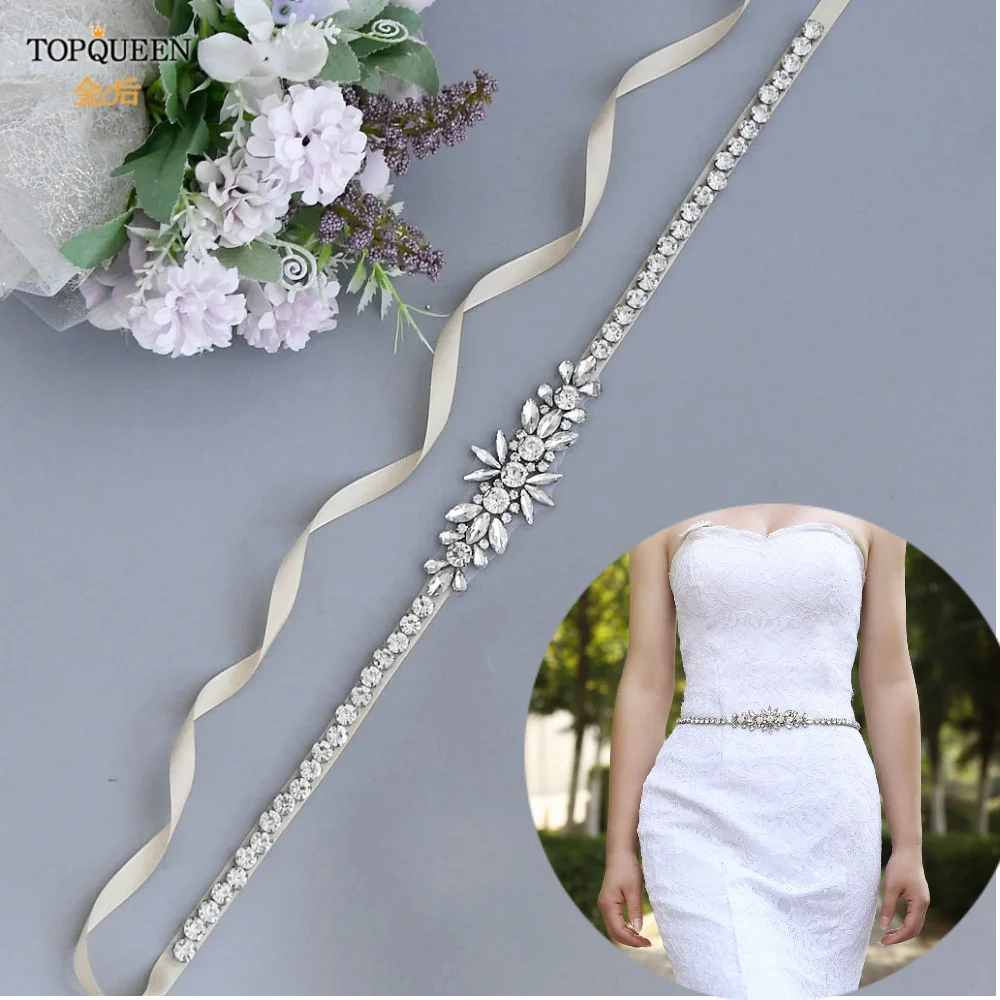 TOPQUEEN S166 Women's Rhinestone Belt Silver Diamond Bridal Belt for Wedding Gown Wedding Belt for Bridal Bridesmaid Dresses
TOPQUEEN S166 Women's Rhinestone Belt Silver Diamond Bridal Belt for Wedding Gown Wedding Belt for Bridal Bridesmaid Dresses