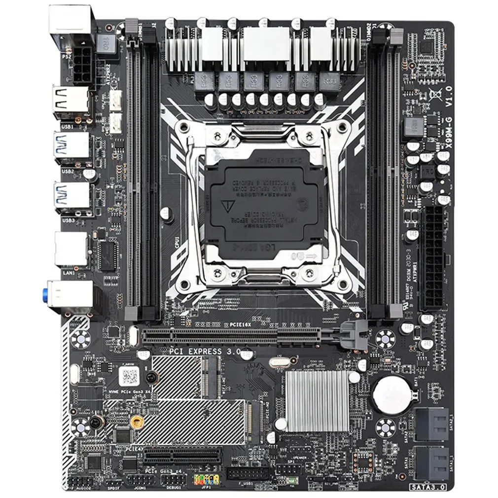 X99M-G Desktop Computer Motherboard DDR4 Memory LGA 2011-3 V3/V4 Support M.2 Wifi SATA PCIE 16X 8X Interface
X99M-G Desktop Computer Motherboard DDR4 Memory LGA 2011-3 V3/V4 Support M.2 Wifi SATA PCIE 16X 8X Interface