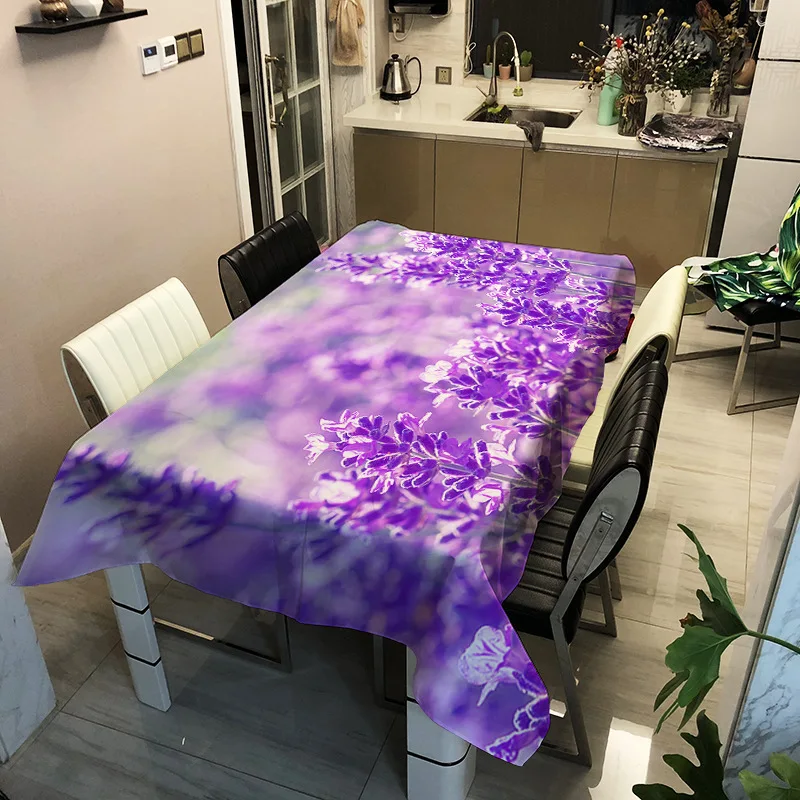 Lavender Flowers Printing Table Cloth Rectangular Tea Table Cover Kitchen Dining Wedding Birthday Party Home Decoration manteles
Lavender Flowers Printing Table Cloth Rectangular Tea Table Cover Kitchen Dining Wedding Birthday Party Home Decoration manteles