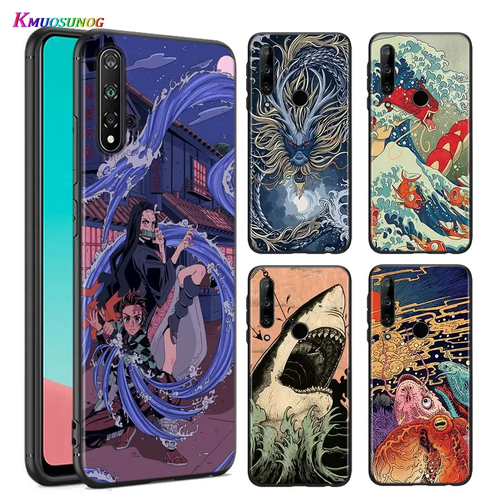 Silicone Cover Japanese wave Anime Dragon for Huawei P Smart Z S Plus 2019 2020 Nova 2i 2 Lite 3 3e 4 4e 5 5i 5T 7i Phone Case
Silicone Cover Japanese wave Anime Dragon for Huawei P Smart Z S Plus 2019 2020 Nova 2i 2 Lite 3 3e 4 4e 5 5i 5T 7i Phone Case