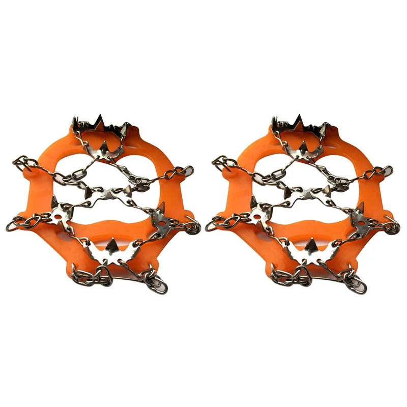 Crampons Ice Traction Cleats 18Teeth Anti Slip Microspikes for Walking Jogging Climbing Hiking on Snow Teens Unisex
Crampons Ice Traction Cleats 18Teeth Anti Slip Microspikes for Walking Jogging Climbing Hiking on Snow Teens Unisex