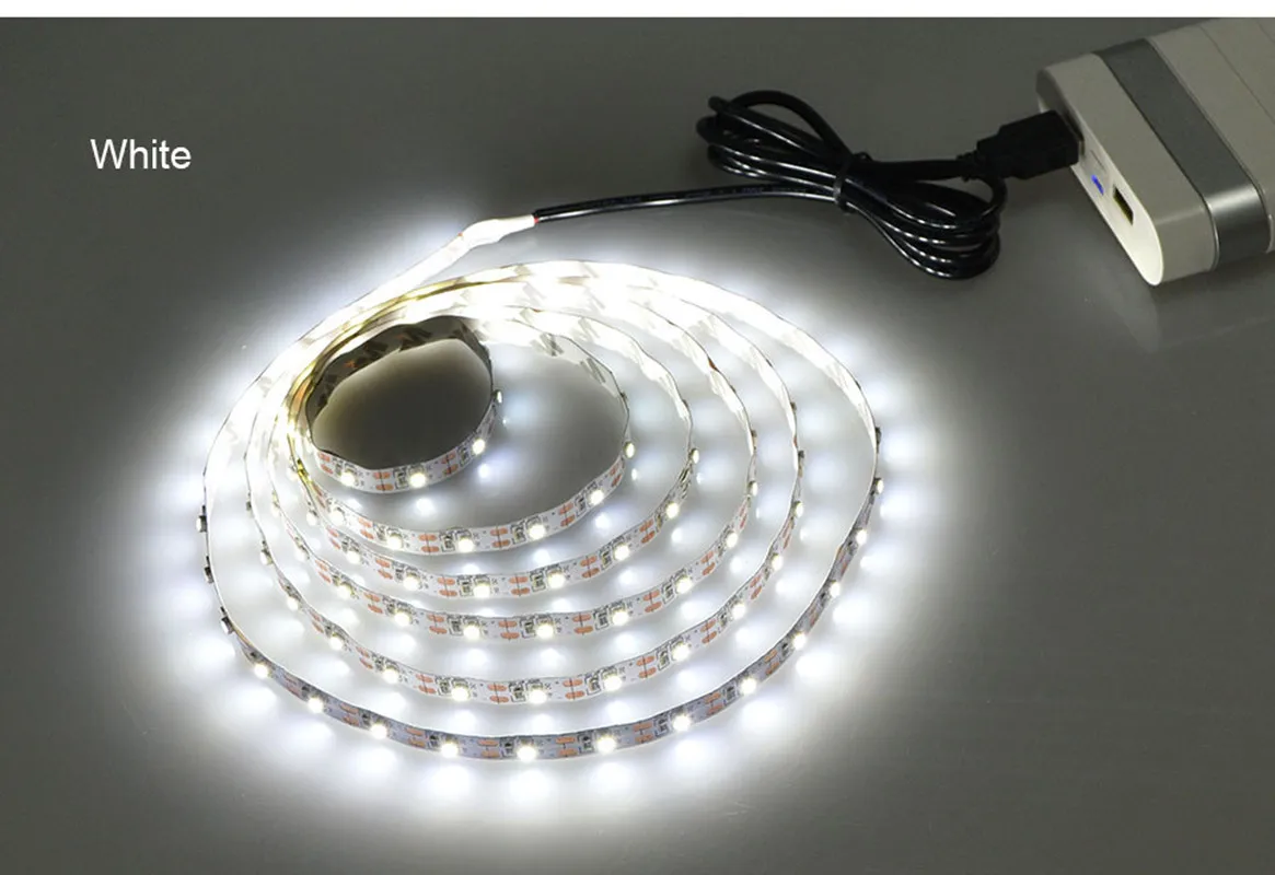 LED Strip Light USB 2835SMD DC5V Flexible LED Lamp Tape Ribbon RGB 1M 2M 3M 4M 5M TV Desktop Screen BackLight Led Room Lights
LED Strip Light USB 2835SMD DC5V Flexible LED Lamp Tape Ribbon RGB 1M 2M 3M 4M 5M TV Desktop Screen BackLight Led Room Lights