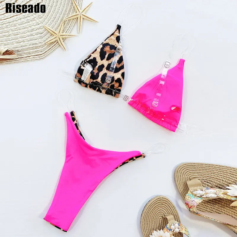 Riseado Sexy Micro Bikini Push Up Female Swimsuit Women's Swimwear 2021 High Cut Thong Biquini Leopard Bathing Suit Women Summer
Riseado Sexy Micro Bikini Push Up Female Swimsuit Women's Swimwear 2021 High Cut Thong Biquini Leopard Bathing Suit Women Summer