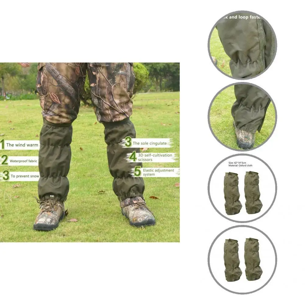 Simple Snow Gaiters Keep Warm PVC Coating Wear Resistant Climbing Gaiters Ski Gaiters Leg Gaiters 1 Pair
Simple Snow Gaiters Keep Warm PVC Coating Wear Resistant Climbing Gaiters Ski Gaiters Leg Gaiters 1 Pair