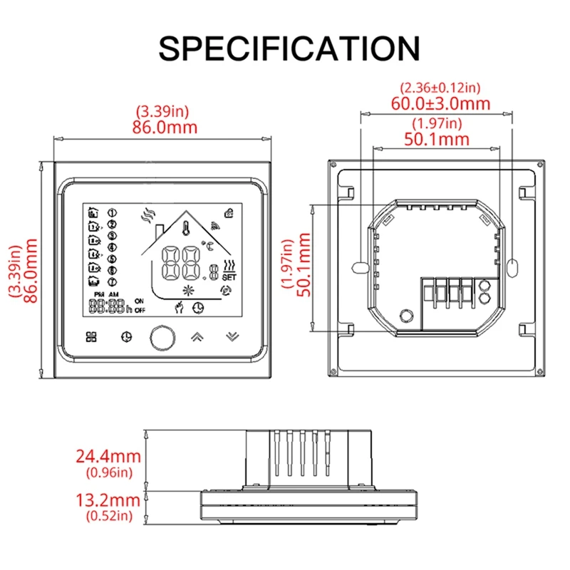 4 Pipe WiFi Smart Central Air Conditioner Thermostat Temperature Controller Fan Coil Unit Work with Alexa Home
4 Pipe WiFi Smart Central Air Conditioner Thermostat Temperature Controller Fan Coil Unit Work with Alexa Home