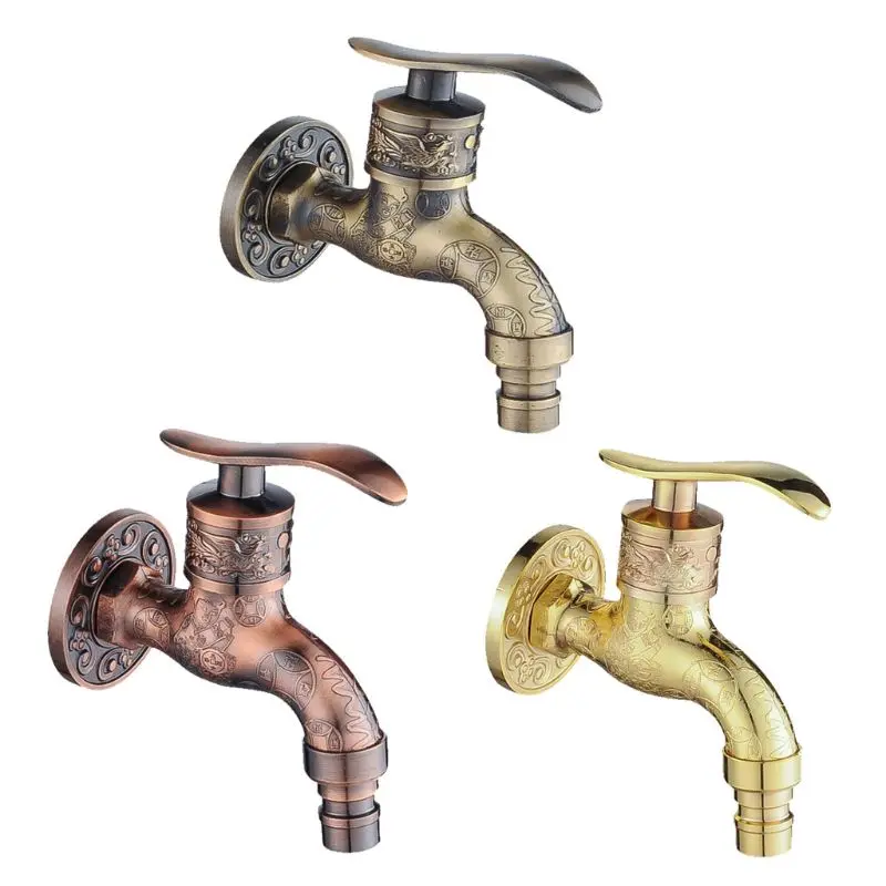 Antique Bronze Wall Mounted Tap Sink Faucet Dragon Washing Machine Water Taps Aug.
Antique Bronze Wall Mounted Tap Sink Faucet Dragon Washing Machine Water Taps Aug.