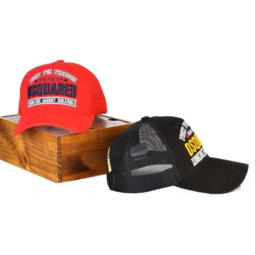 DSQBRAND high quality fisherman hat DSQ letter cap embroidery + brim shape silk circle design men and women trucker hat old hat
DSQBRAND high quality fisherman hat DSQ letter cap embroidery + brim shape silk circle design men and women trucker hat old hat